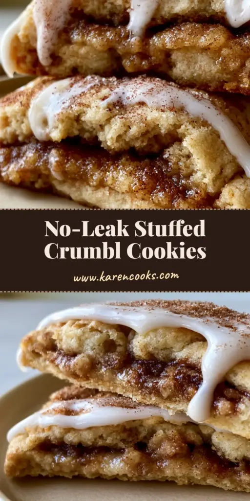 A stack of thick Brown Sugar Pop Tart Cookies with white icing and cinnamon dusting. (Brown Sugar Pop Tart Cookies)