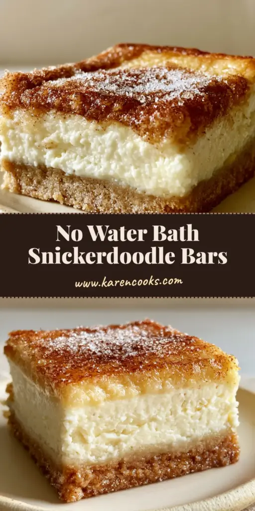 Snickerdoodle Cheesecake Bars with a Crackly Cinnamon-Sugar Topping 4 A perfectly sliced snickerdoodle cheesecake bar on a cream plate, showing a thick chewy crust and crackly cinnamon top. (snickerdoodle cheesecake bars)