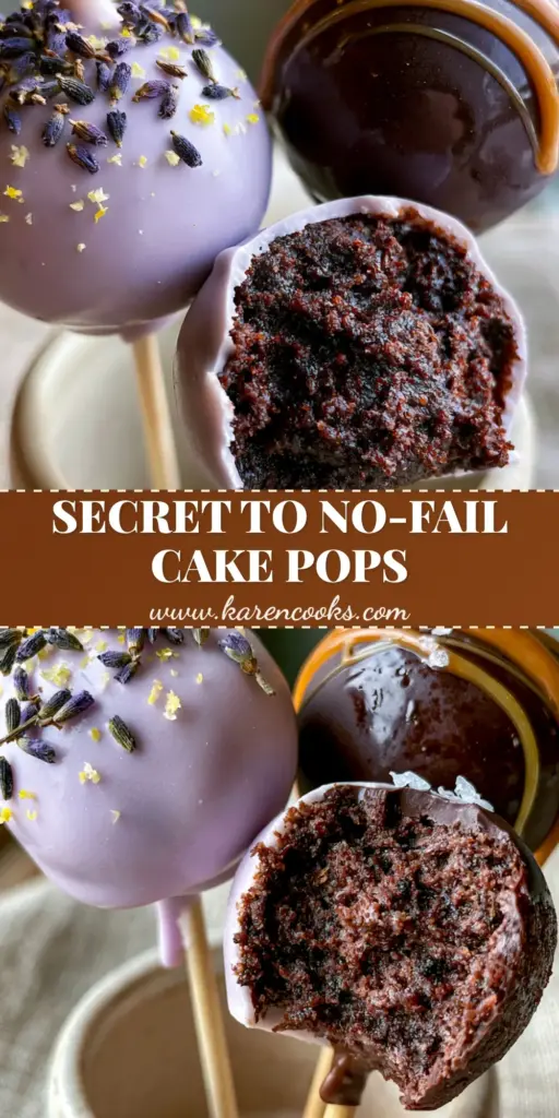 Cake Pop Flavors: The Ultimate Gourmet Lavender Lemon and Salted Caramel Mocha Guide 4 A minimalist ceramic holder displaying three gourmet cake pop flavors including Lavender Lemon and Salted Caramel Mocha with visible textures.
