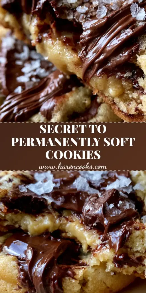 Chocolate chip pudding cookies: The Secret to the Ultimate Soft-Batch Texture 4 A stack of thick, soft-batch chocolate chip pudding cookies with visible dark chocolate chunks and a sprinkle of flaky sea salt on parchment paper.
