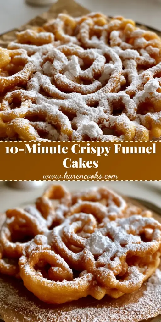 A handheld smartphone photo of a single golden-brown funnel cake on rustic parchment paper with a heavy dusting of powdered sugar. (funnel cakes)