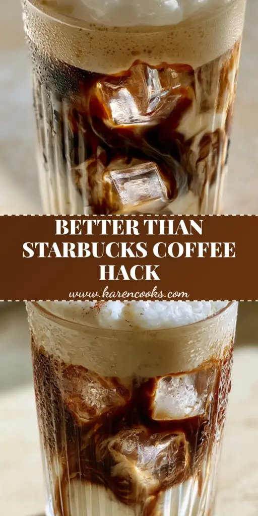 Nespresso Coffee Recipes: The Ultimate Aesthetic Salted Caramel Iced Latte 3 A tall ribbed glass filled with a salted caramel iced latte featuring a marble espresso pattern and thick cold foam. (Nespresso coffee recipes)