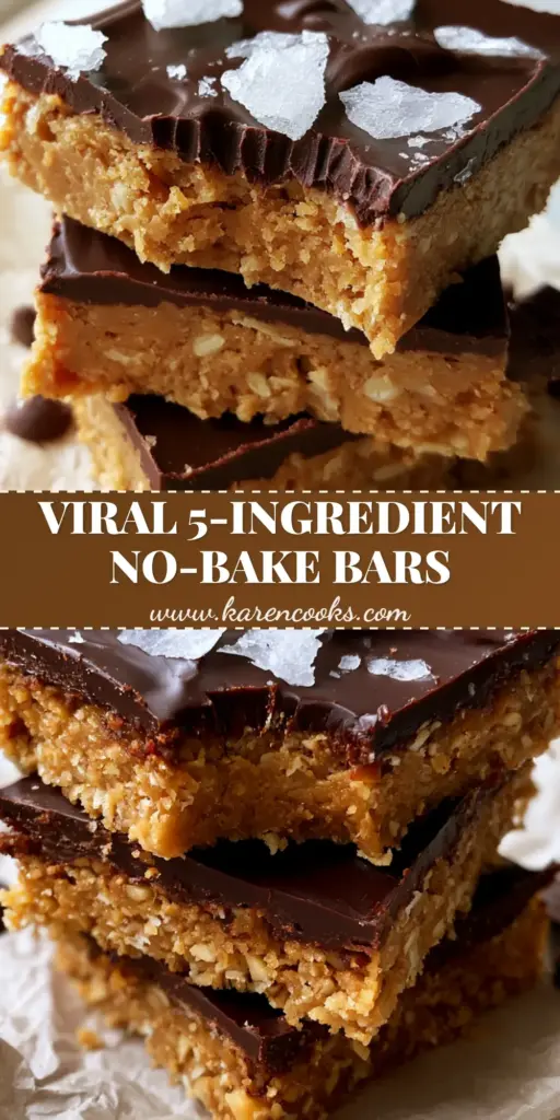 Peanut Butter Chocolate Chip Bars with Dark Chocolate Ganache 3 A tall stack of peanut butter chocolate chip bars with a glossy dark chocolate ganache and sea salt flakes on parchment paper.
